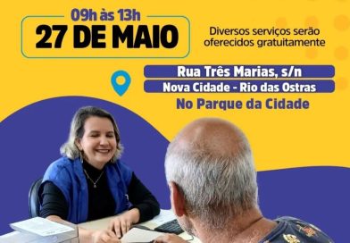 Prefeitura de Rio das Ostras realiza nesta quarta-feira, 27 de maio, mais uma edição da Ação Social