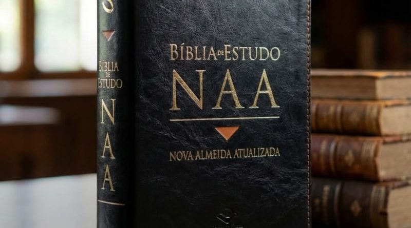 BÍBLIA DE ESTUDO NAA – CAPA LUXO PRETA