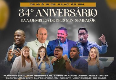 34 ANOS DE UMA HISTÓRIA SEMEADA POR DEUS