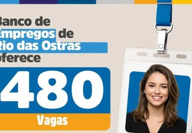 480 VAGAS ABERTAS NO BANCO DE EMPREGOS!